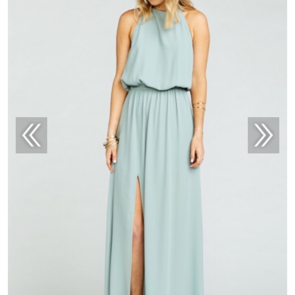 Show me your mumu heather halter dress